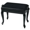 Gewa Deluxe Classic - Černý lesk - Klavírní stolička