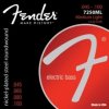 Fender 7250 Super Bass Strings, Nickel Plated Steel, Long Scale, 7250ML .045-.100