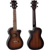 Ukulele koncertní FLIGHT DUC-380 CEQ AMBER