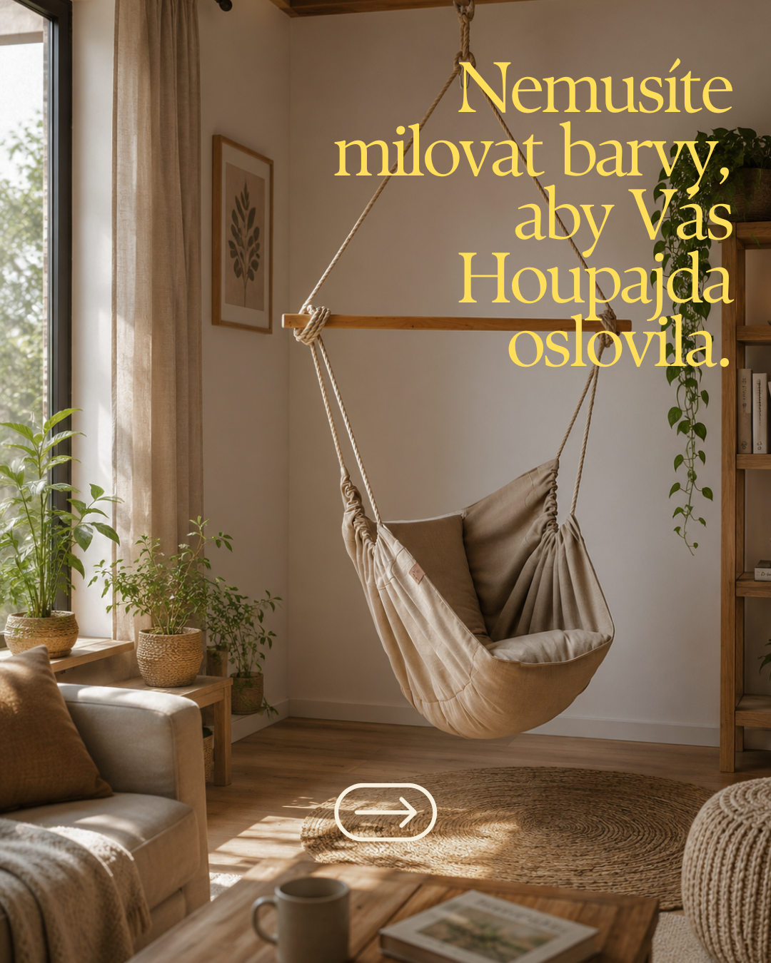 Nemusíte milovat barvy, aby Vás Houpajda oslovila.
