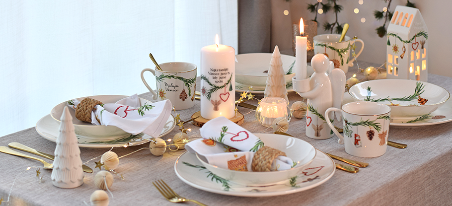 🎄 Česká vánoční kolekce Kouzlo Vánoc – nové porcelánové kousky, které rozzáří váš domov