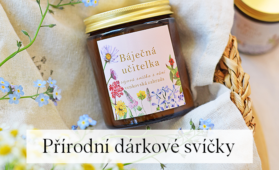 Dárkové svíčky pro učitelky
