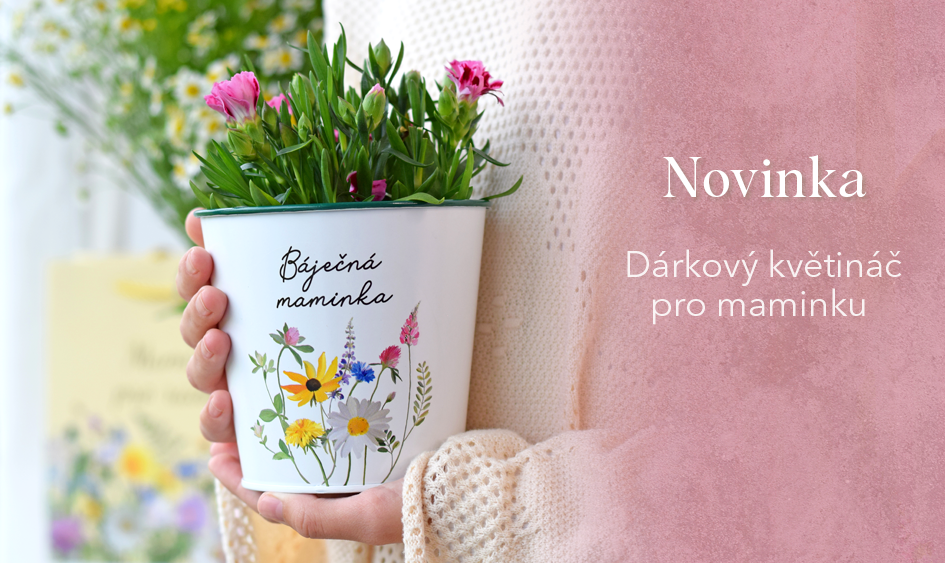 Dárkový květináč pro maminku