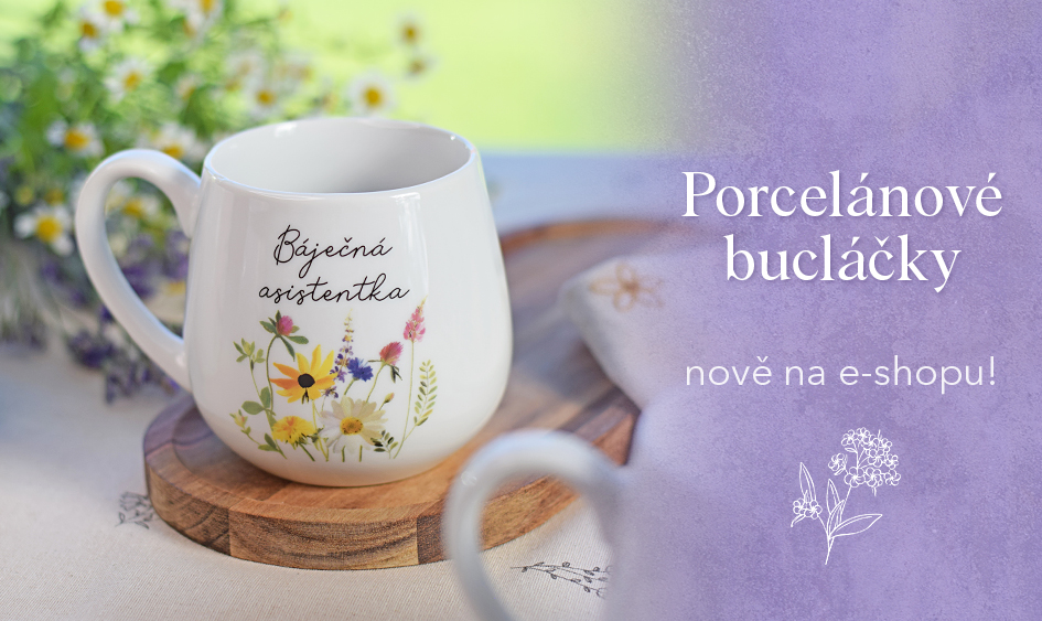 Buclaté porcelánové hrnky pro učitele
