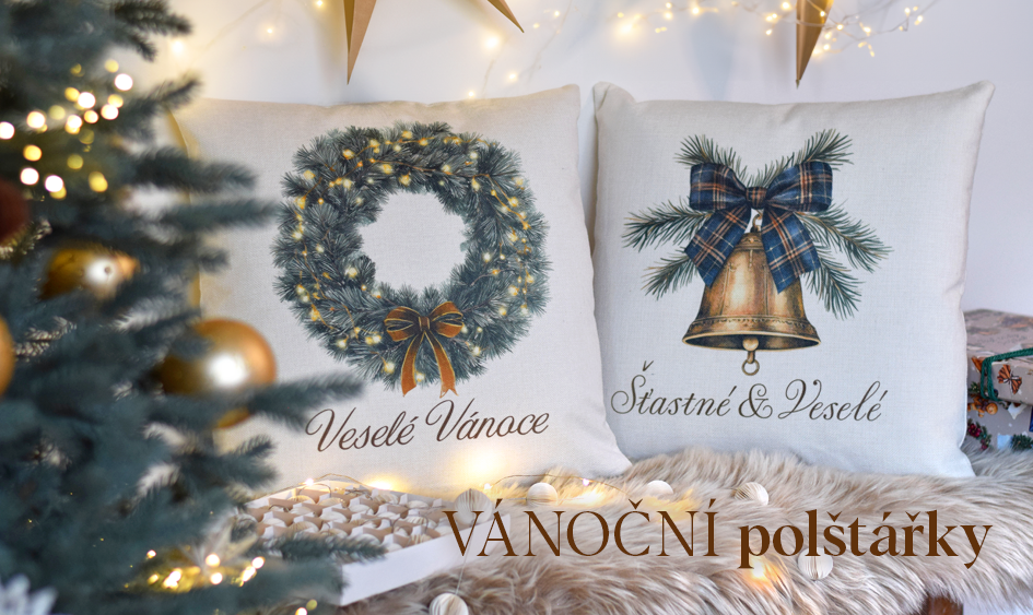 Vánoční polštáře