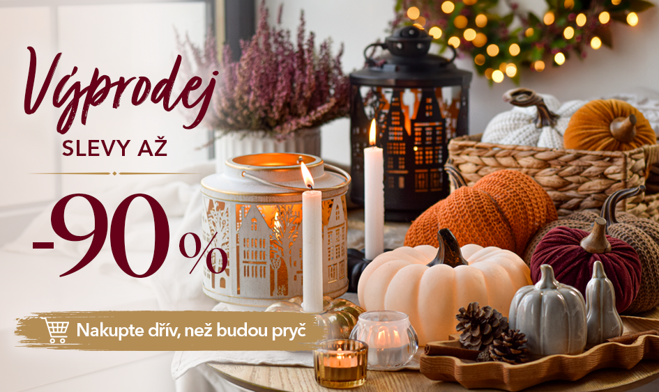 Výprodej až - 90 %