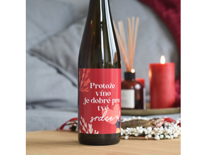 Valentýnské víno - Protože víno je dobré pro tvé srdce 0,7 L