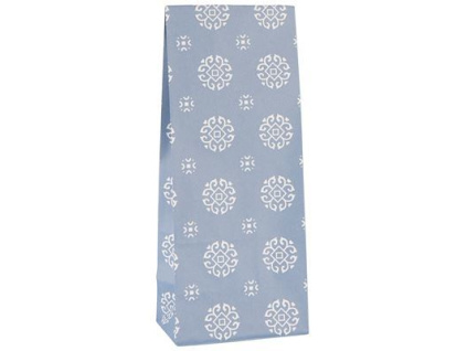 Dárková taška se vzorem - modrá