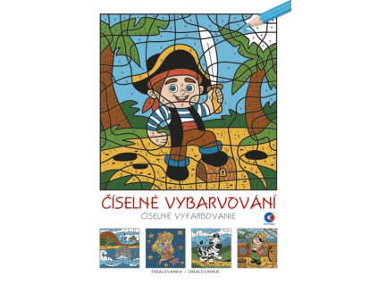 Omalovánky A4 - Číselné vybarvování