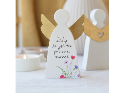 Luční anděl -Díky, že jsi tu pro mě, mami.