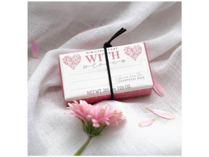 Somerset Toiletry Ministry of Soap Tuhé mýdlo With Love - Šampaňské & Růže, 200g