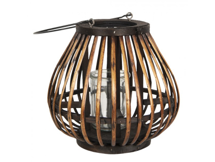 Clayre & Eef kovová lucerna Ø 23X22 CM