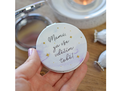 Kosmetické zrcátko - Mami, za vše vděčím tobě!