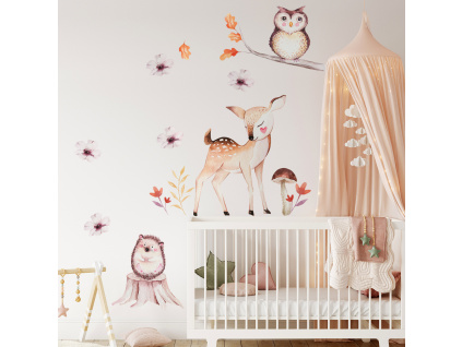 Samolepka na zeď- Lesní království