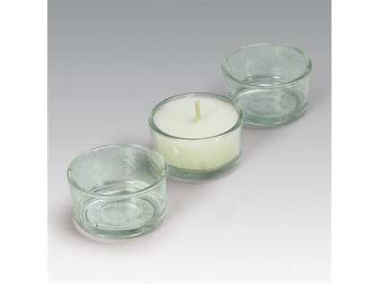 Sklenička ke svícnům na čajové svíčky