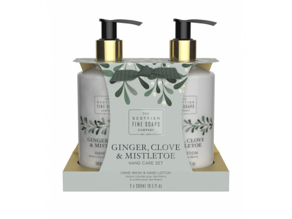 Scottish Fine Soaps Sada péče o ruce - Zázvor, Hřebíček & Jmelí, 2ks