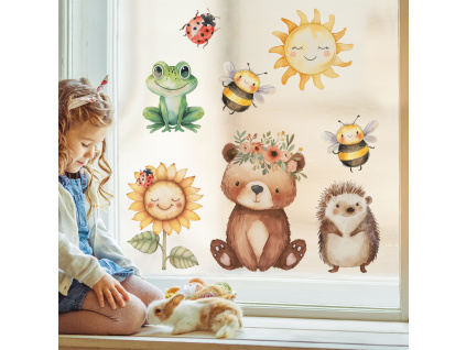 Samolepka na okno - Jaro je tu!