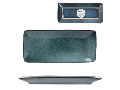 Keramická miska - 22x10x2cm, modrá