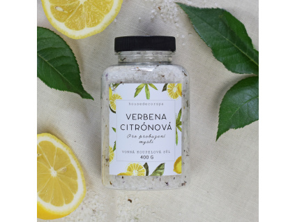 Sůl do koupele - Verbena citrónová