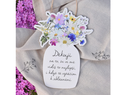 Luční vázička - Děkuji za to, že ve mě vidíš to nejlepší.