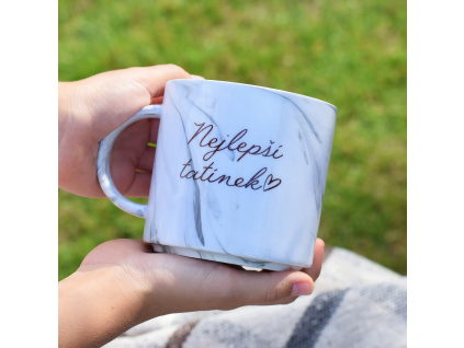 Mramorový hrnek - Nejlepší tatínek