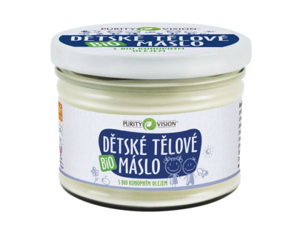 PURITY VISION Bio Dětské tělové máslo 350 ml
