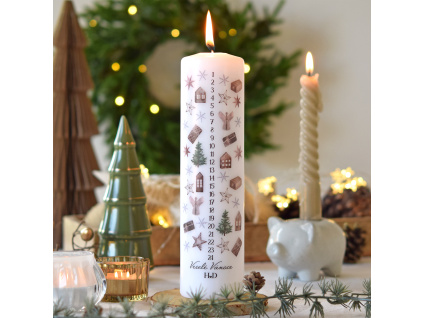 Adventní svíčka - Teplo domova