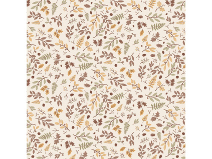 Papírové ubrousky s motivem podzimního listí - 50 ks