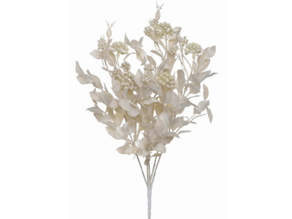 Trs ruscus s bobulemi - světlá béžová