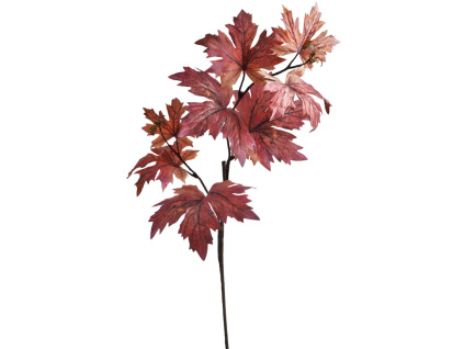 Větev javoru 81 cm - vínová