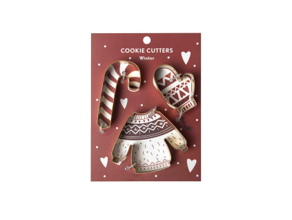 Set vánočních vykrajovátek - 3 kusy, mix