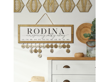 Extra 30 koleček k rodinnému kalendáři