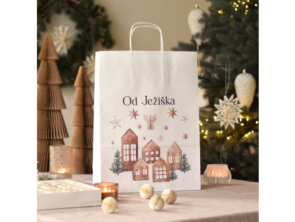 Dárková taška - Od Ježíška (kolekce Teplo domova)