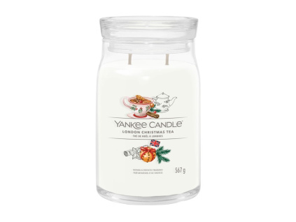 YANKEE CANDLE LONDON CHRISTMAS TEA SIGNATURE VELKÝ