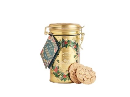 Cartwright & Butler - Spiced Orange & Cranberry Shortbreads Sušenky s brusinkami a pomerančem v plechové dóze, 2 ks