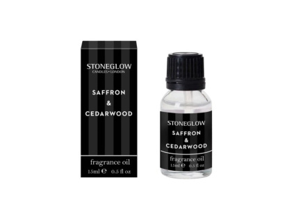 Saffron & Cedarwood Vonný olej do aromalampy, 15 ml