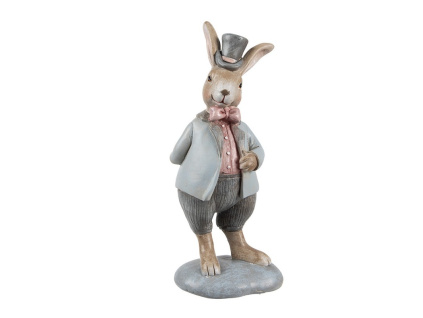 Dekorativní figurka králíka 19 cm