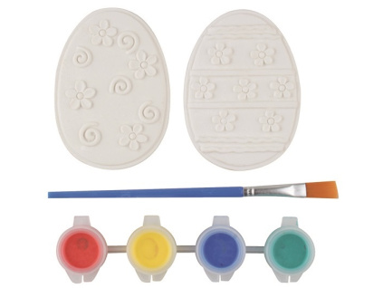 Předlohy velikonočních vajíček z polyresinu, 4 barvy