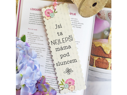 Záložka do knížky - Nejlepší máma pod sluncem