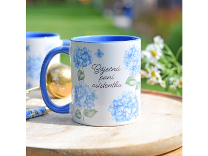 Hrnek Hortenzie - Báječná paní asistentka