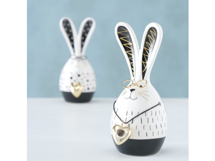 Keramický zajíček se srdíčkem - 2 motivy (Varianta Keramický zajíček se srdíčkem - 2 motivy B)