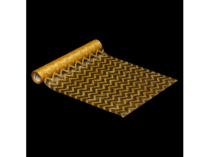 Vánoční běhoun s glitry - 28x500cm, 2 druhy (Varianta Vánoční běhoun s glitry - 28x500cm, 2 druhy B)