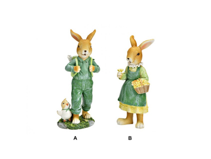 Velikonoční zajíček - 7x15x5cm, 2 druhy (Varianta Velikonoční zajíček - 7x15x5cm, 2 druhy B)