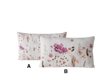 Polštář s lučním motivem - 50x30 cm (Varianta Polštář s lučním motivem - 50x30 cm B Varianta)