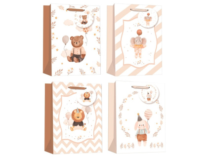 Taška dárková dětská s glitrem M 18 x 23 x 10 cm (Varianta Taška dárková dětská s glitrem M 18 x 23 x 10 cm D Varianta)