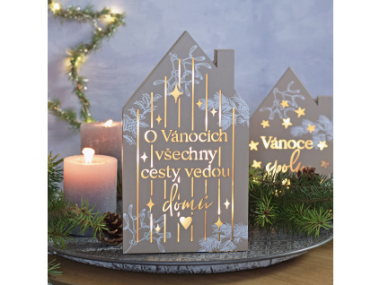 Vánoční LED domeček - Cesty domů