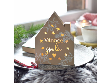 Vánoční LED domeček - Vánoce spolu