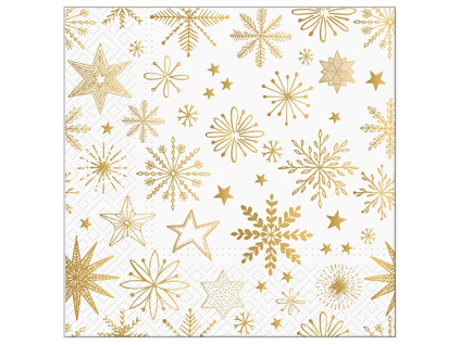Papírové ubrousky vánoční, třívrstvé 33 x 33 cm, 20 ks