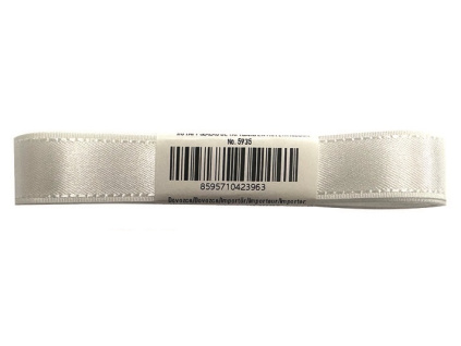 Stuha taftová 16 mm x 3 m, bílá