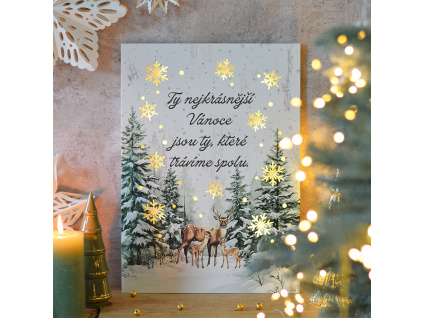 led cedule zimní krajina 4